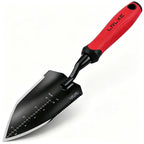 LRLXE Heavy Duty Stainless Steel Garden Trowel, Non Slip Rubber Hand Shovel
