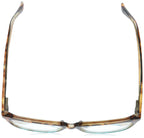 Foster Grant Sofia Vergara x Women's Teresa Cat-Eye Reading Glasses, Brown Tortoise Gradient Fade to Crystal Turquoise, 52 mm + 2