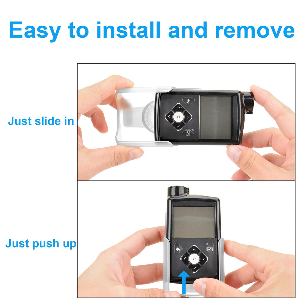 360° Rotating Insulin Pump Holder Fit for Medtronic MiniMed 780G, 670G, 770G, 630G, 640G Pumps,Insulin Pump Case Clip for Medtronic 780g Accessories,Suitable for Diabetes Insulin Management (Clear)