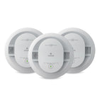 Kidde Smoke and Carbon Monoxide Detector, 10-Year Battery Powered, LED Status Lights, 85 dB Alarm, 5-inches, 30CUD10, 3 Pack