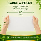 MR. WIPES Premium Bulk Wet Wipes – 1800 Count per Roll (4 Rolls), Gym & Fitness Equipment, Commercial Use, 8" x 6" Sheet, Value Series 25 GSM