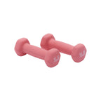 Amazon Basics Neoprene Dumbbell Hand Weights, 1 Pound, Pair, Pink