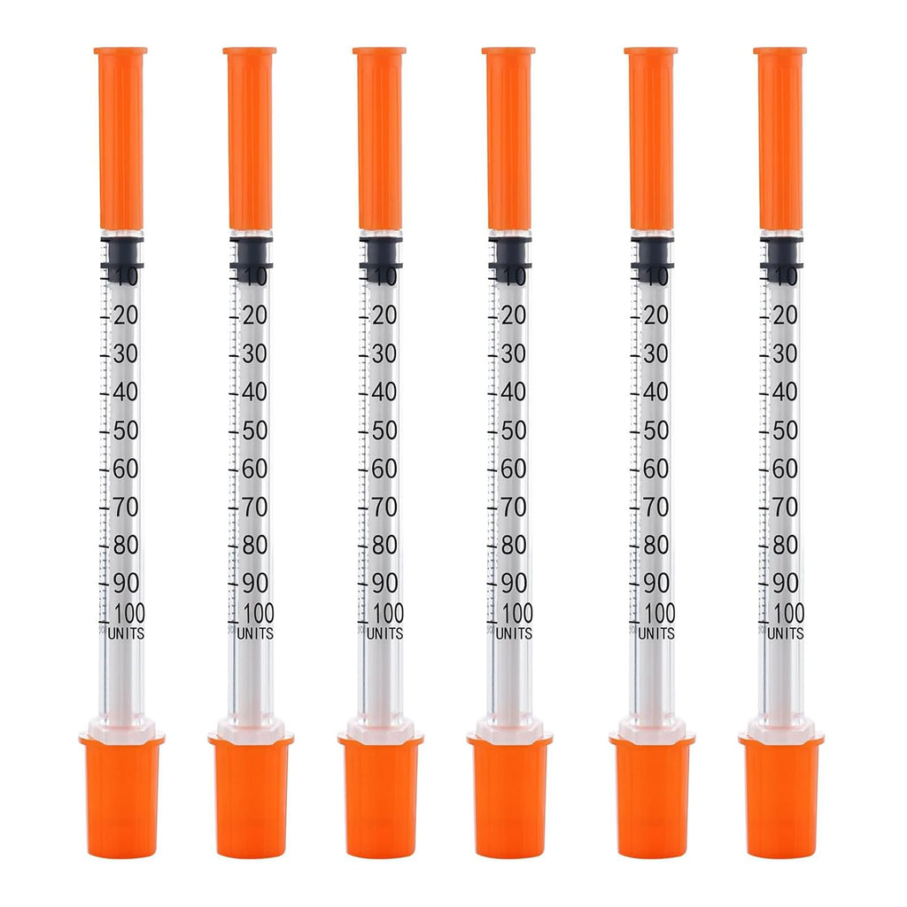 1ml Syringes with 30G 5/16" (8mm) Needle, Individual Wrapped, 30PACK (1CC 30G 5/16"-30PACK)