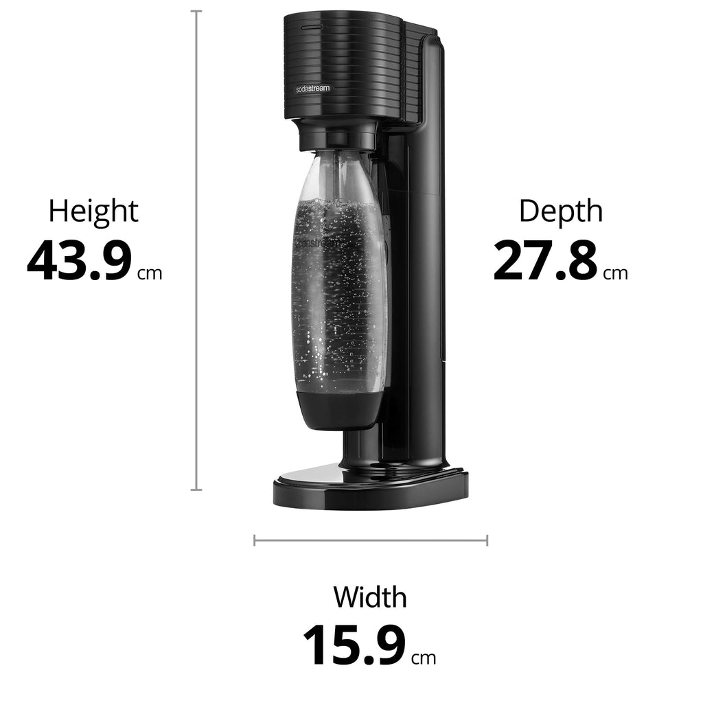 Gaia Black Sparkling Water Machine