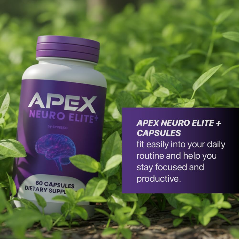 (1 Pack) Apex Neuro Elite Capsules, Official ApexNeuro Supplement Pills with Premium Ingredients, Advanced Formula Support for Overall Health & Wellness Reviews (60 Capsules)