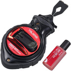 TAJIMA Chalk Line - Chalk-Rite Jam Free Special Edition Chalk Line with Extra Bold 1mm Snap Line & Five Gear Quick Retrieval - CR301JF-CP
