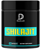 DEDICAD 1000Mg Shilajit Capsules - 180 Counts - Shilajit Supplement for Body Balance, Heart, Brain & Immune Health Support - Contains Natural Fulvic, Humic Acid & 85 Others