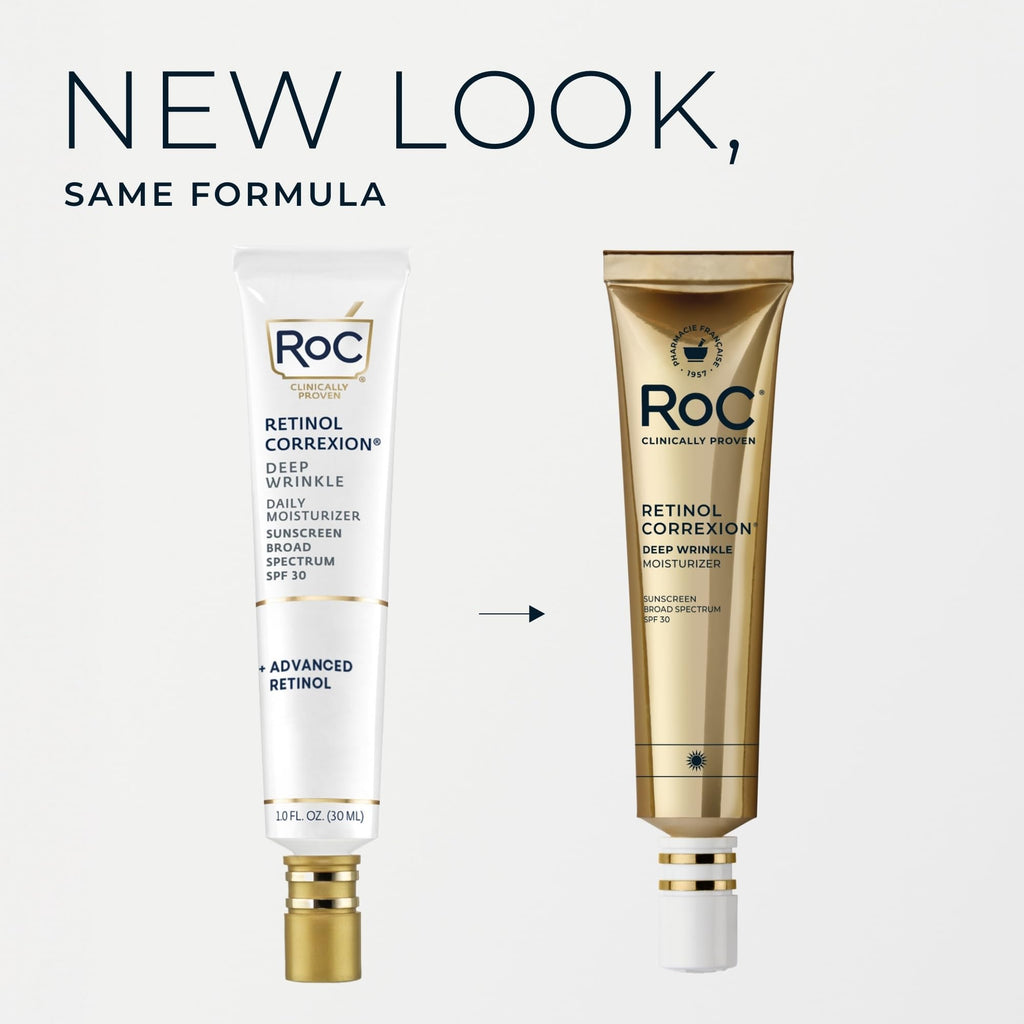RoC Retinol Correxion Deep Wrinkle Daily Face Moisturizer SPF 30, 1 oz
