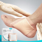 Dimora Silicone Super Absorbent Wound Dressings - Gentle Adhesive Bandages with Ultrasorb Polymer,Heavy Exudate Wound Care Pads 5"X 5" 10 Count