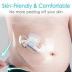 Waterproof Dialysis Catheter Shower Cover Large Coverage Shields for Peritoneal Dialysis Port Accessories PD Chest Catheter Central PICC Line Feeding Tube 10"x12"(Pack of 25)