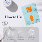 DERMAKR Discreet Acne Pimple Patch | Spot Cover & Treatment Solution Cystic Acne & Pimple | Hydrocolloid Facial Stickers | Waterproof Patches Invisibly Cover Pimples (4packs)