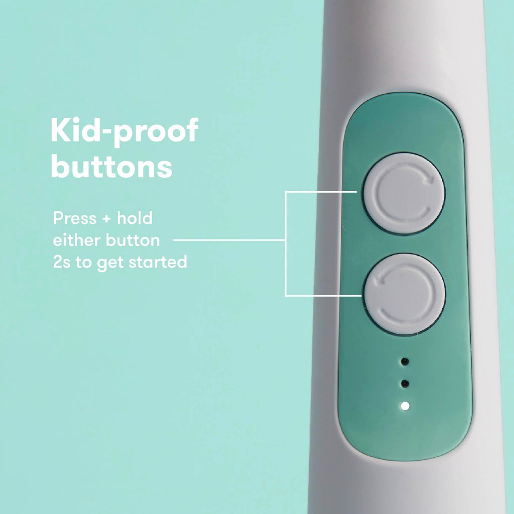 Frida Electric Nail Buffer, Safe Baby Nail File & Trimmer Kit, White