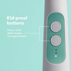 Frida Electric Nail Buffer, Safe Baby Nail File & Trimmer Kit, White