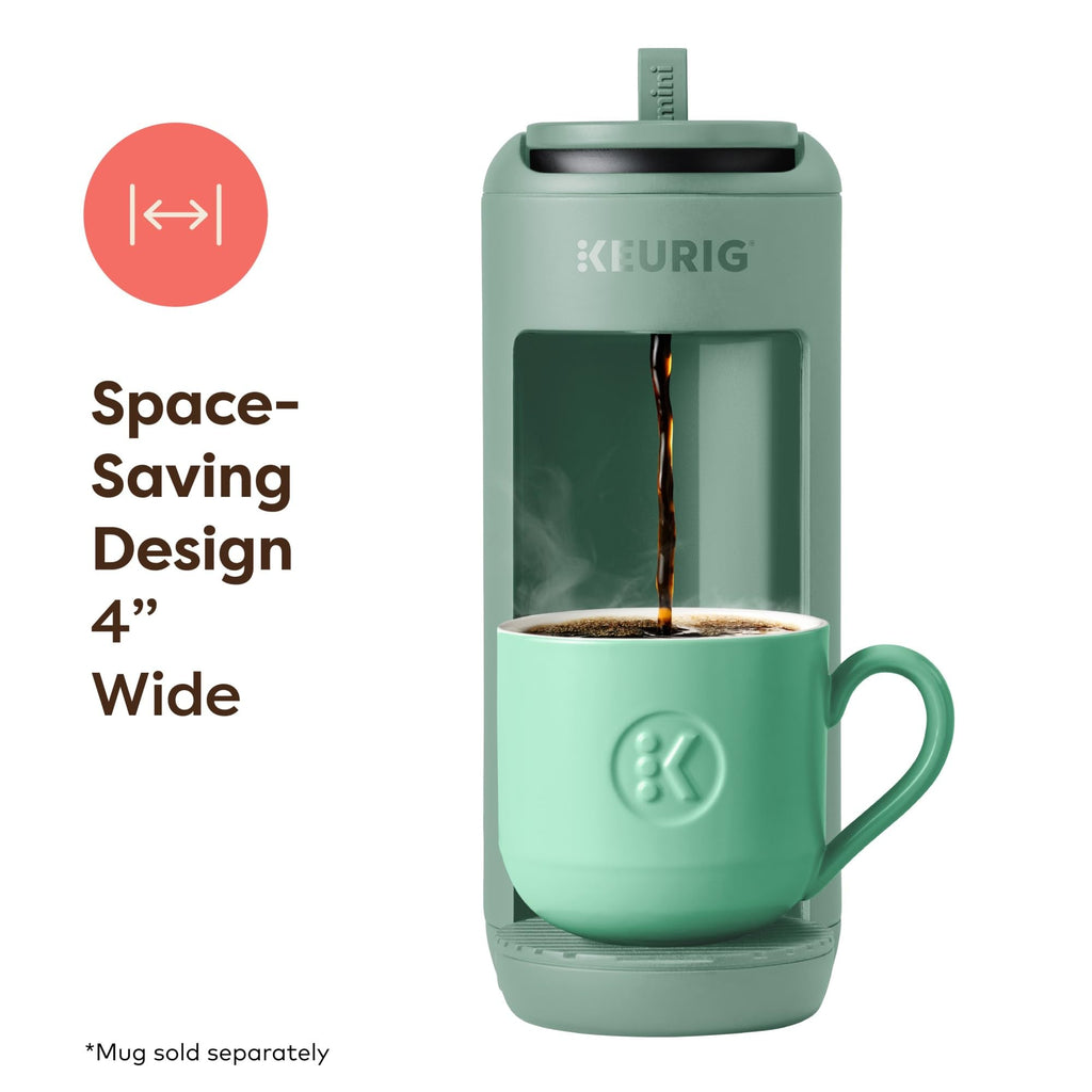Keurig K-Mini Mate Single Serve K-Cup Pod Coffee Maker, Glamping Green