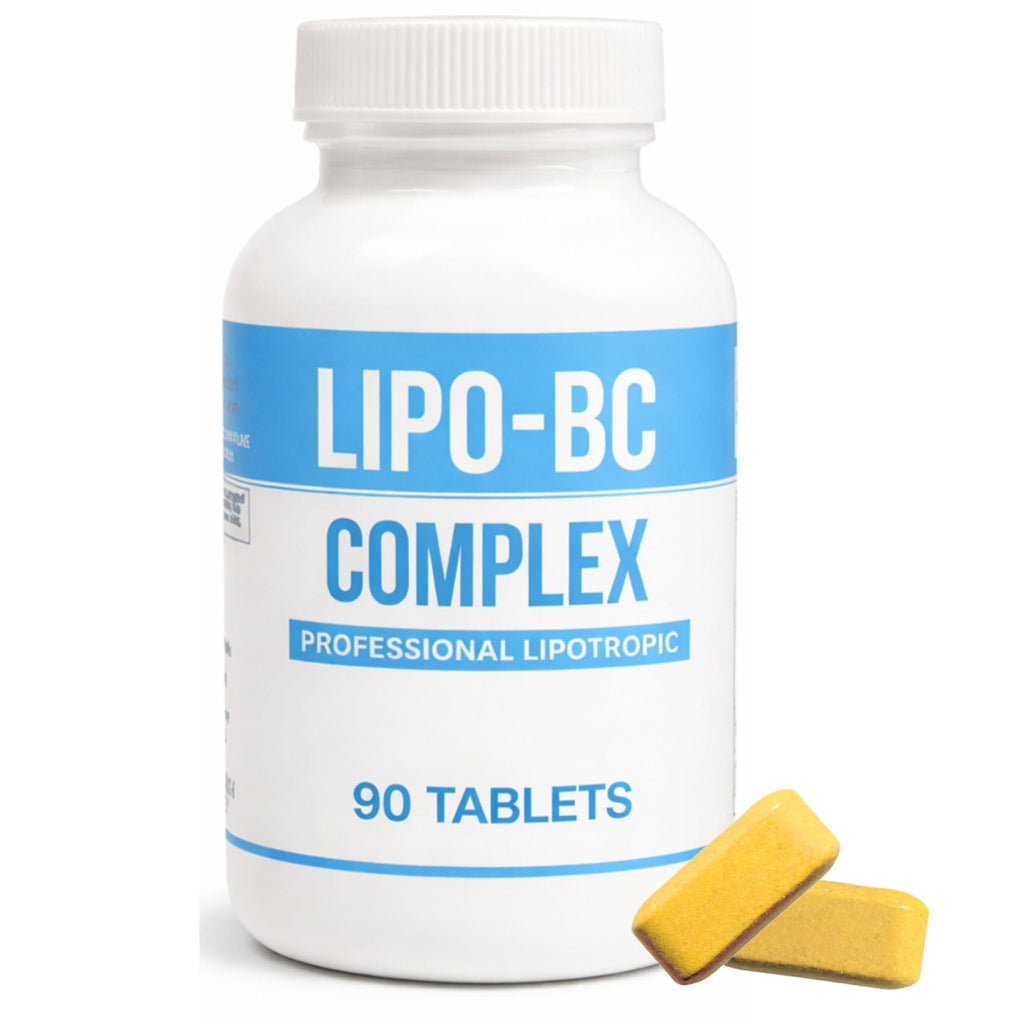 Lipo BC, Lipo B-Complex 90 Tablets. New Label with Best by Date, Same Formula.