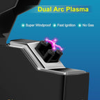 LcFun Dad Gifts for Fathers Day, Electric Lighter USB Rechargeable, Plasma Dual Arc Lighters, Windproof Flameless Lighter, Personalized Fathers Day Dad Gifts