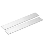uxcell Square Aluminum Flat Bar, 2Pcs 1/4" Thick 1.8" Width 12" Length Square Aluminum Bar 6061 Aluminum Flat Plate, 5 x 45 x 305mm T6511 Solid New Mill Stock for Industrial Building