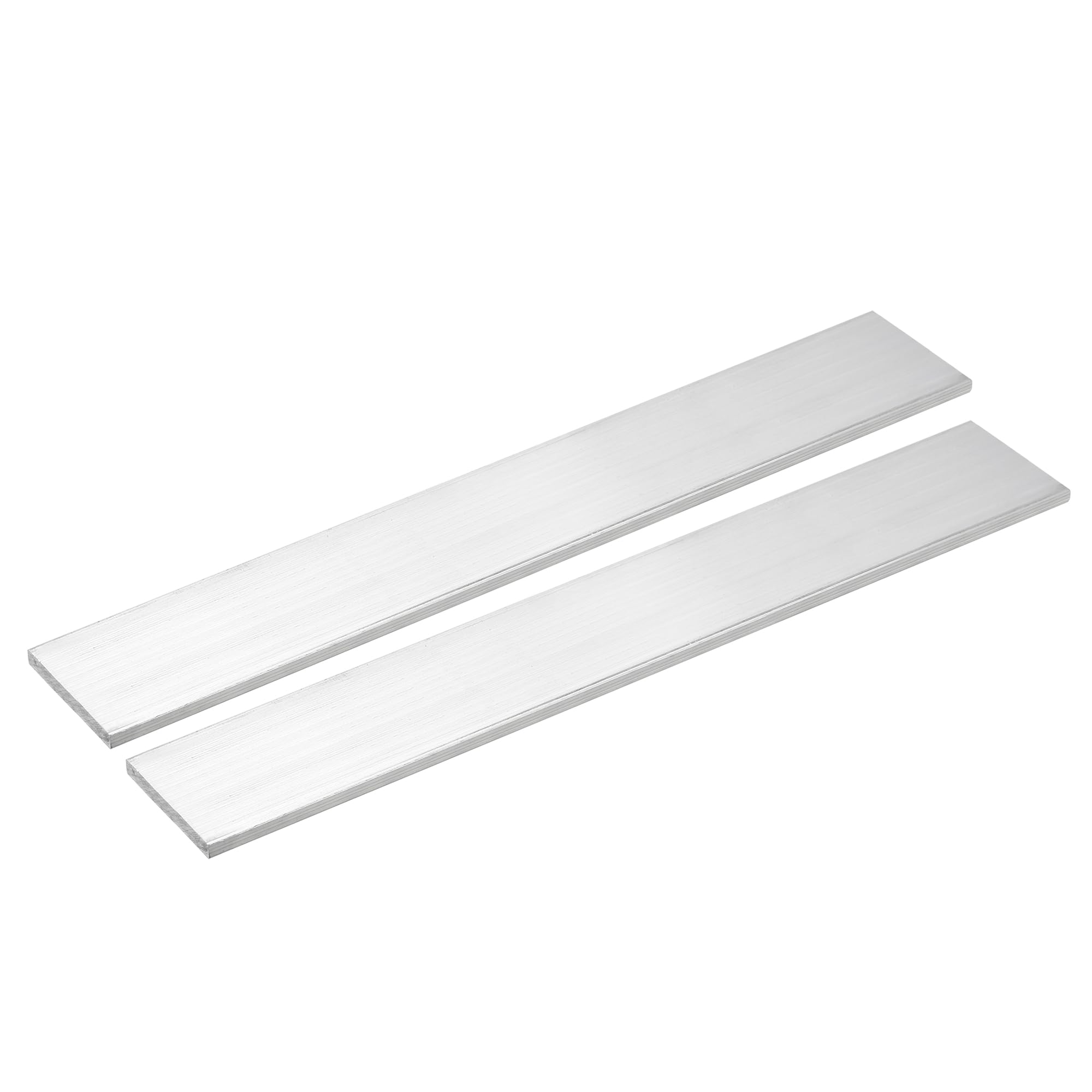uxcell Square Aluminum Flat Bar, 2Pcs 1/4" Thick 1.8" Width 12" Length Square Aluminum Bar 6061 Aluminum Flat Plate, 5 x 45 x 305mm T6511 Solid New Mill Stock for Industrial Building