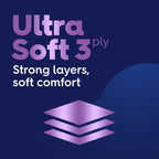 White Cloud Ultra Soft 3-Ply Facial Tissue, 18 Box Multipack, 120 Tissues Per Box