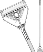SOBONNE 59" Commercial Mop Handle Heavy Duty, Industrial Metal Mop Stick