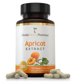 Florida Herbal Pharmacy Apricot Supplement Capsules 10:1 (120 Capsules) 500 mg per Capsule, 1000 mg Serving