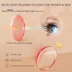 CHEERS DEVICES Reading Glasses for Men Gaming, Computer Eye Glasses with Red Lens, Blue Light Readers for Men Women- 1 Pair (1.5)