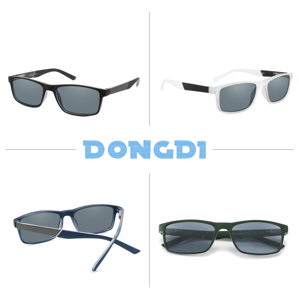 DONGDI Blue Light Blocking Reading Glasses 4 Pack Computer Readers for Women Men,Anti Glare UV Ray Filter Eyeglasses… (4 PACK SUNGLASSES, 1.00)