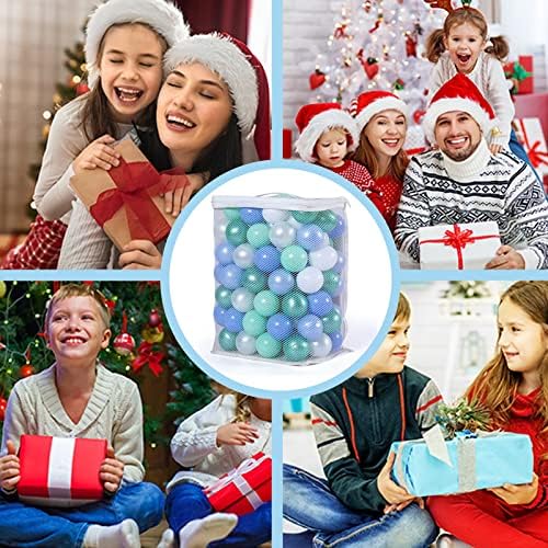 GOGOSO Ball Pits Balls for Toddlers Pack of 50 100 200 Plastics Shape Ball Non-Phthalate Non-BPA Non-Toxic 2.2-Inch Crush Proof Play Balls