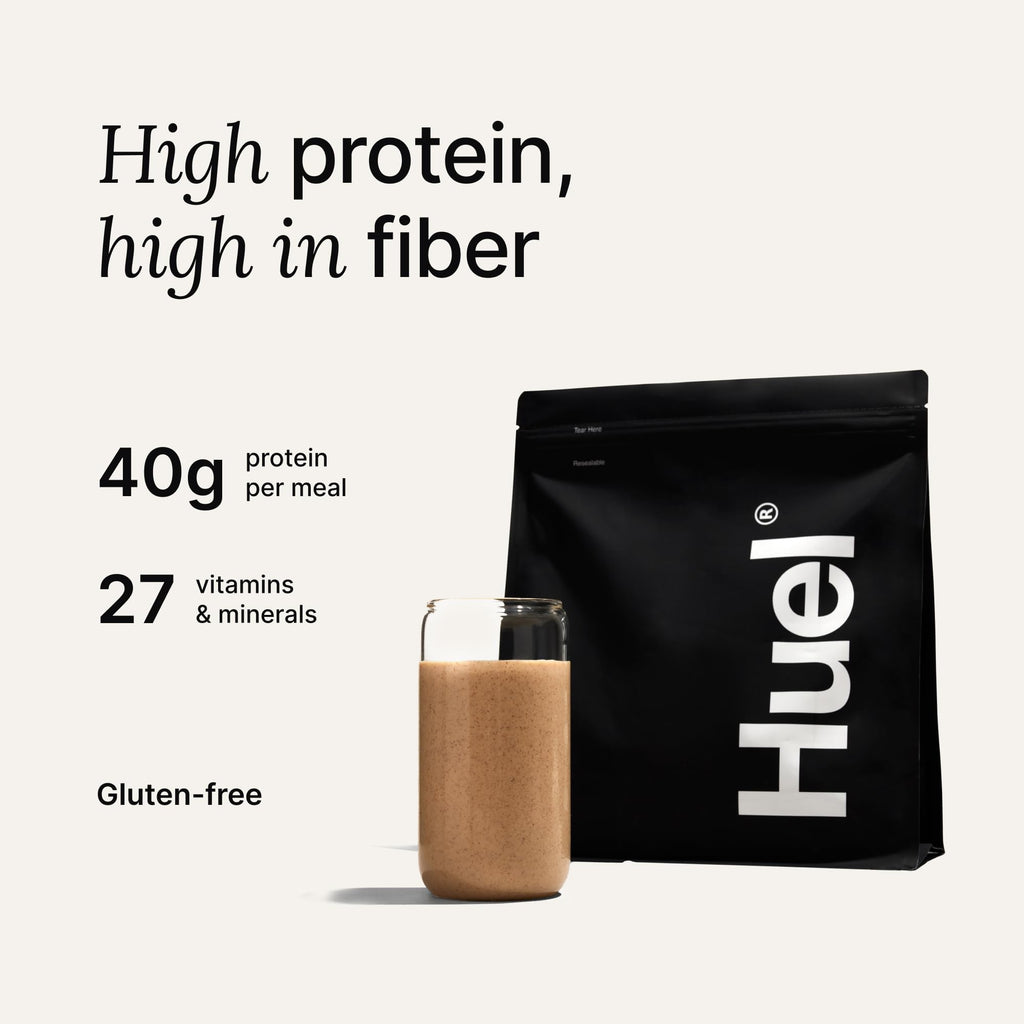 Huel Black Edition | Cookies and Cream 40g Vegan Protein Powder | Nutritionally Complete Meal Replacement | 27 Vitamins and Minerals, Gluten Free | 17 Servings