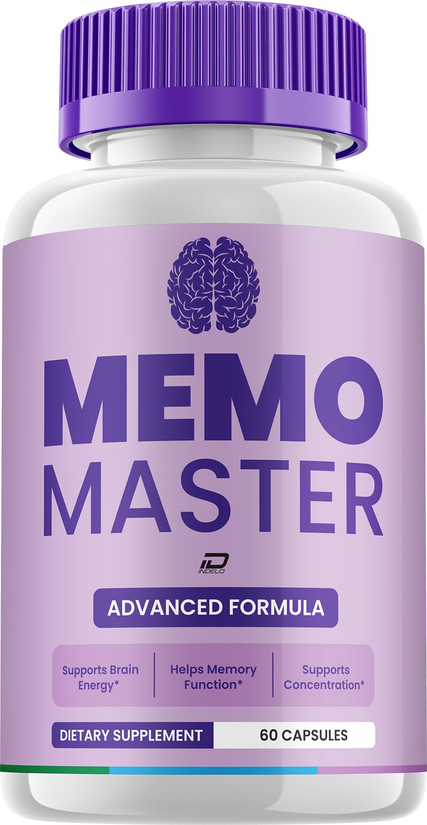Memo Master Advanced Formula Capsules – MemoMaster Natural Blend Extra Strength Focus Memory Support (1 Pack – 60 Capsules)