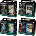 Magic: The Gathering The Lord of The Rings: Tales of Middle-Earth Commander Deck Bundle – Includes Pack of 4 Decks