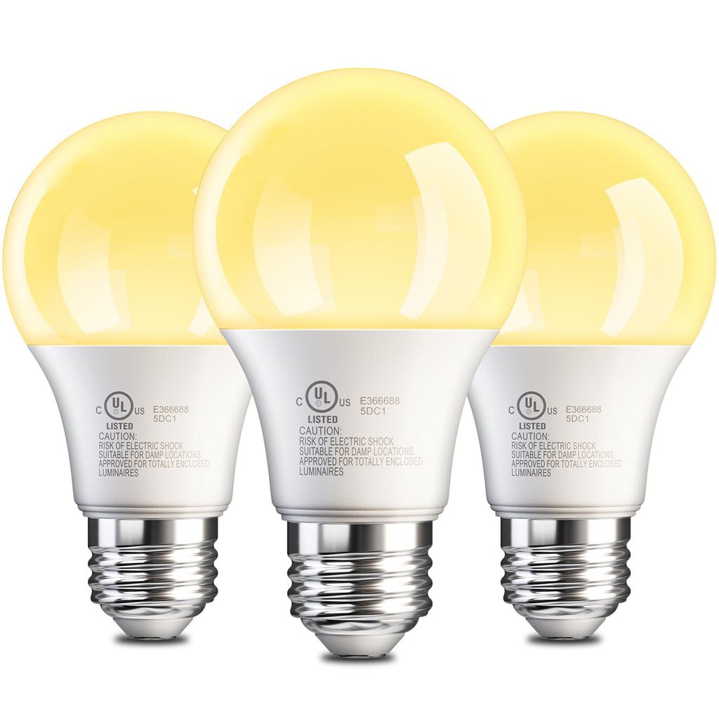 TJOY A19 48 Pack LED Light Bulbs 60W Soft White 2700K, 9Watt Efficient, 60 Watt Equivalent, 800 Lumens, E26 Medium Base, Non-Dimmable Energy Saving Lightbulb, 80 CRI, 120V, UL Listed