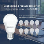 A19 LED Light Bulbs, 12 Pack, 60 Watt Equivalent, 9W Soft White Warm White 3000K LED Light Bulb, 810 LM, Bedroom, Living Room, Kitchen, Garage, Soft White LED Light Bulbs, Non-Dimmable, E26, UL Listed