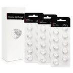 Open 8mm-Hearing Aid Domes for Oticon Minifit, Oticon Hearing Aid Supplies, Replacements Parts Accessories Universal Oticon Domes for Hearing Aids Cleaning Kits (30 Pcs)
