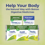 Boiron NauseaCalm Relief for Upset Stomach, Nausea, and Vomiting Due to Stomach Flu, Overindulgence, or Motion Sickness - Non-Drowsy - 120 Count (2 Pack of 60)