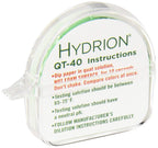 Hydrion QT-40 Quaternary SANITIZER Solution Test Tape for Testing 0-500 ppm Ranges - QUAT Tape & Color Chart - Tests Quaternary Ammonium Sanitizer Solutions in Restaurants, Bars, Daycare - 15 Ft Roll