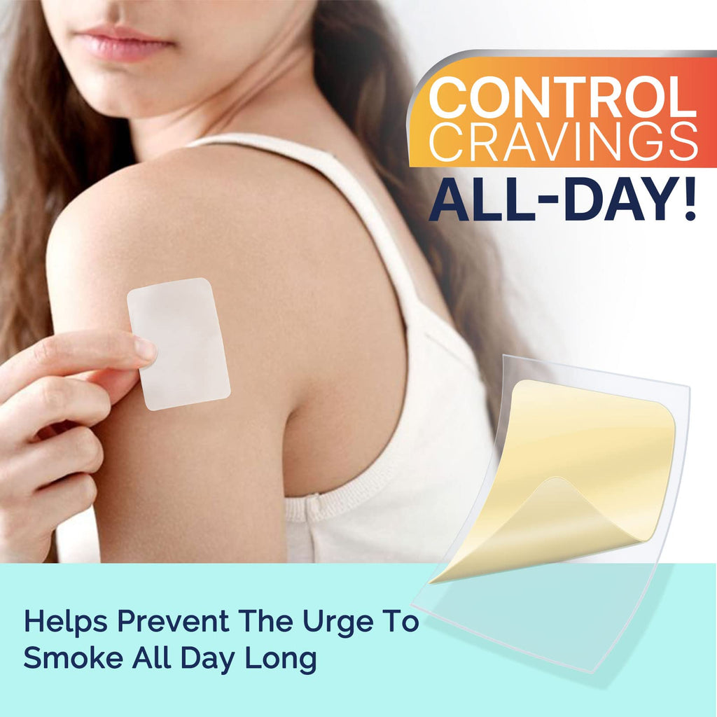 Step 1 Quit Smoking Patches, 21mg Stop Smoking Aids Patches, Helping Quit Patch, Easy & Effective Anti-Stickers, 30 Count Quit Smoking Stickers that Work with 2 Weeks, Anti-Stickers