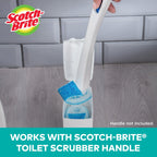 Scotch-Brite Disposable Toilet Scrubber Refills – 10 Count Refill Pads (Bleach-Free Cleaning with Pumice, Fits Scotch-Brite Toilet Scrubber System)