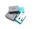 Pillar of Salt Studio Handcrafted Solid Copper Earrings Black Onyx Gemstone
