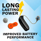 Premium Plus Size 13 PR48 Hearing Aid Batteries Orange Tab (60 Batteries)