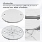 Vsttar SPX1075C1 White Cover 8 3/4" Diameter（Other Sizes not Suitable）,Replacement for Hayward SP1075, SP1075T, SP1076, SP1077 Automatic Skimmers