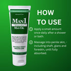 Man1 Man Oil Penile Health Cream - Advanced Care, treat dry, red, cracked, discolored, irritated or peeling male skin