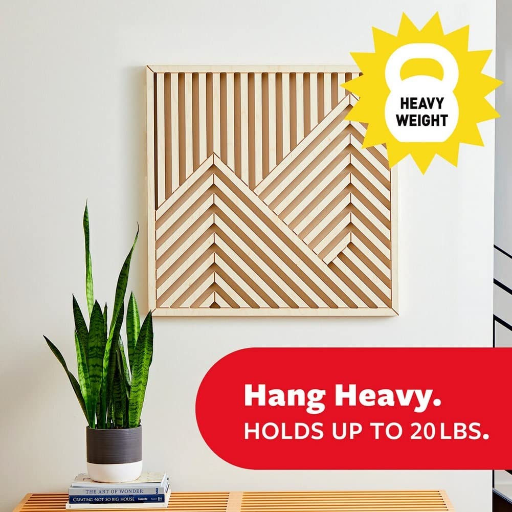 Command X-Large (20 lb) Picture Hanging Strips, 10 Pairs (20 Strips)