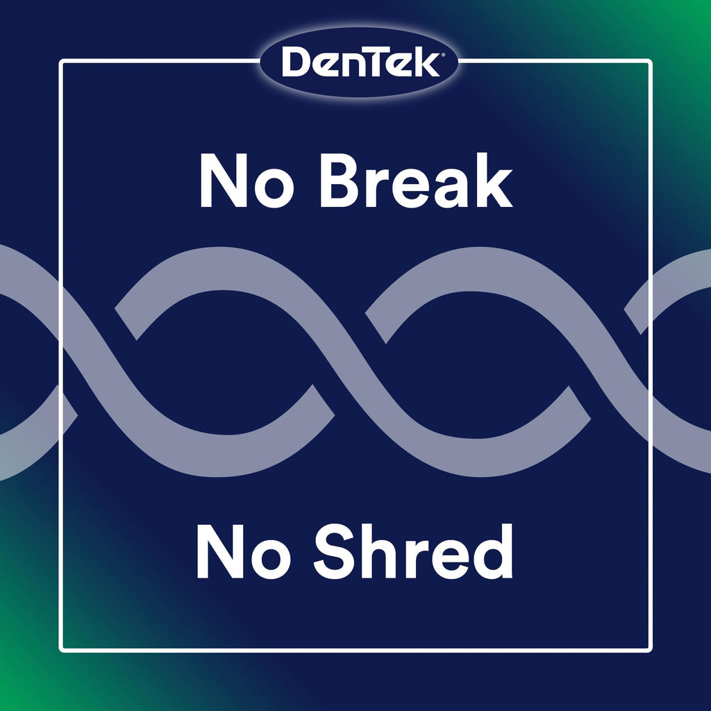 DenTek Advanced Clean Floss Picks with No Break & No Shred Dental Floss, Plaque Remover, 90 Count
