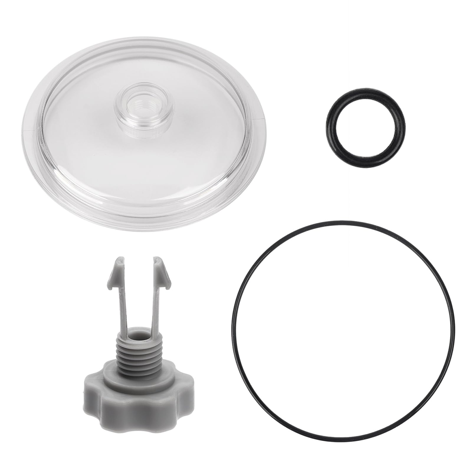 Sand Filter Pump Replacement Parts, SF15110 Pool Leaf Trap Cover Lid, Valve&O-Ring, Fits Intex 12 Inch Sand Filter Pumps, Replacement for Intex SF15110, 11823, SF80110-2, SF80110-1, ECO15110-2 Models