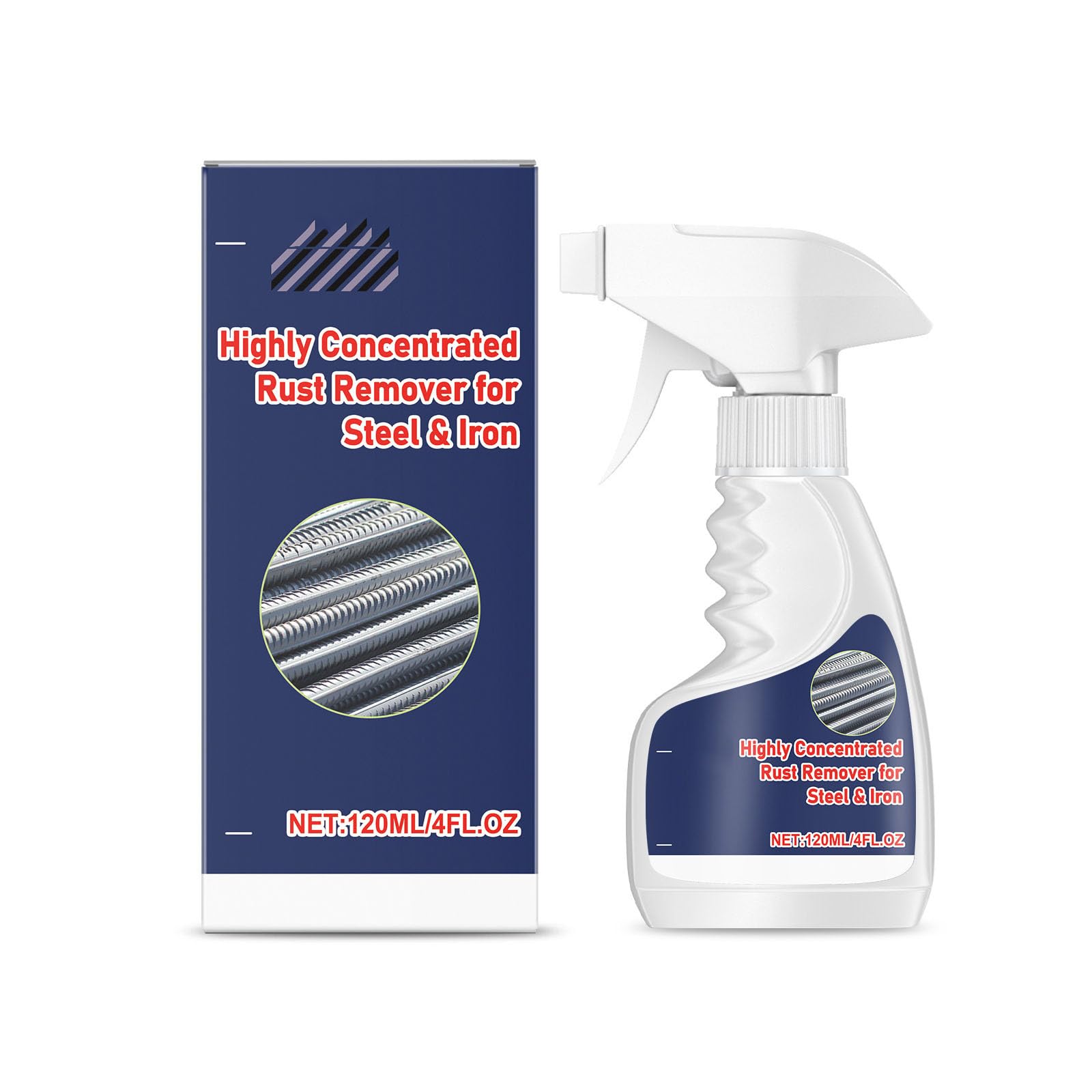 CULIWATE Meigline Rust Remover, 4 Fl Oz Highly Concentrated Rust Remover for Steel & Iron, Meigline Highly Concentrated Steel Remover for Tools, Stainless Steel, Automotive Parts (1pcs)