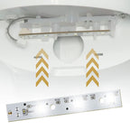 WISINY WR55X26671 Refrigerators LED Light Board 2PCS Compatible for GE LED Refrigerators Light Bulb GE Freezer Light Bulb Replacement PS11767930 AP6035586 4468532 EAP11767930 LED3344588
