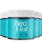 (5 Pack) Neo Vital Powder, Official NeoVital Powder Mixture with All Natural Ingredients, Neo Vital Advanced Formula Health & Overall Wellness Support with Maximum Strength Multivitamin (150 Servings)