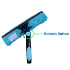 Hicavar 11" Window Squeegee and Microfiber Scrubber 2-in-1 Combo Cleaning Tools (Attachement Only) (9)