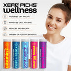 Xero Picks Wellness Flavored Toothpicks - Brain Boost, Immunity, Rest & Relax, Joint Health, and Energy Boost - 100 Picks (Variety, 5 Pack) Kosher - Sugar Free